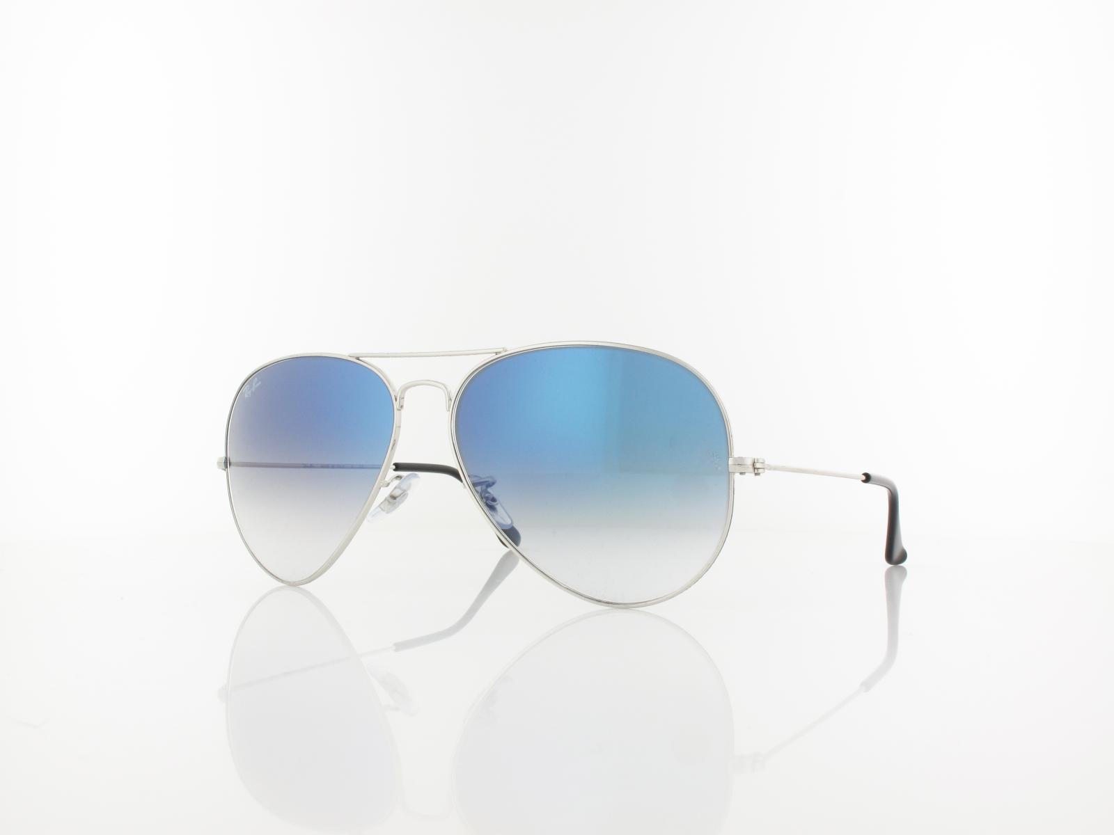 Ray Ban | Aviator Large Metal RB3025 003/3F 62 | silver / clear gradient blue