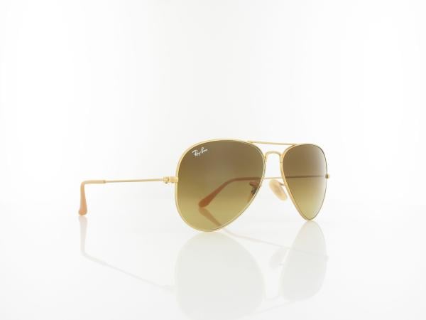 Ray Ban | Aviator Large Metal RB3025 112/85 58 | matte gold / brown gradient