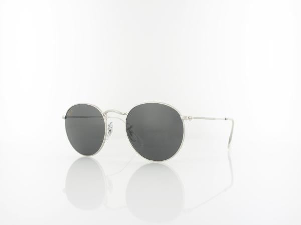 Ray Ban | Round Metal RB3447 9198B1 50 | silver / dark grey