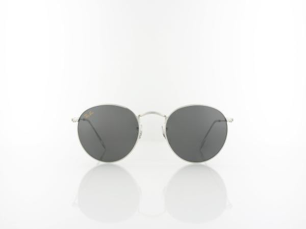 Ray Ban | Round Metal RB3447 9198B1 50 | silver / dark grey