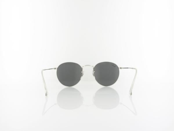 Ray Ban | Round Metal RB3447 9198B1 50 | silver / dark grey