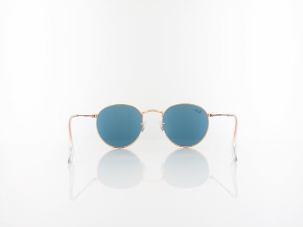 Ray Ban | Round Metal RB3447 9202R5 50 | rose gold / blue