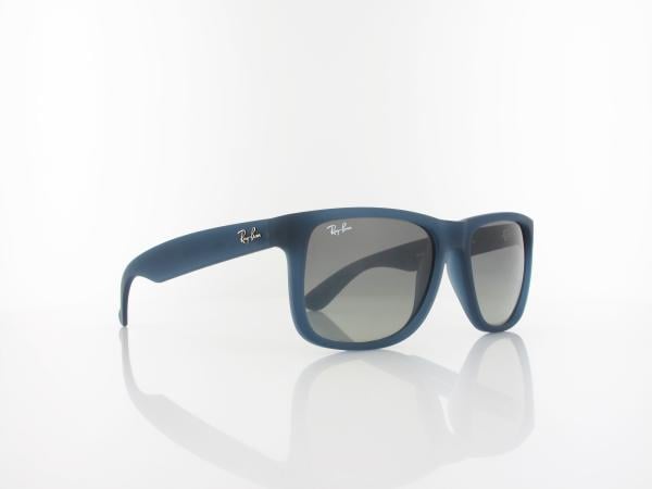 Ray Ban | Justin RB4165 681311 55 | rubber blue / grey gradient