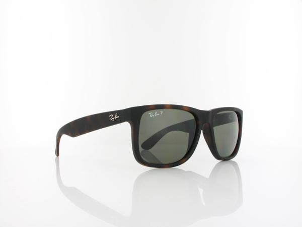 Ray Ban | Justin RB4165 8659A 55 | rubber havana / dark green polar