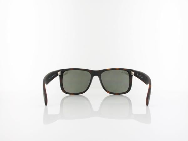 Ray Ban | Justin RB4165 8659A 55 | rubber havana / dark green polar