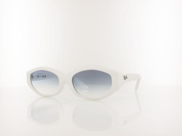 Ray Ban | RB4473D 677219 56 | white / clear gradient light blue