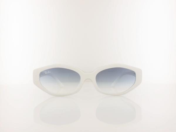 Ray Ban | RB4473D 677219 56 | white / clear gradient light blue