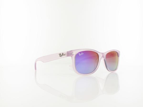 Ray Ban | New Wayfarer KIDS RJ9052S 7147B1 47 | opal violett / green - mirror blue violet