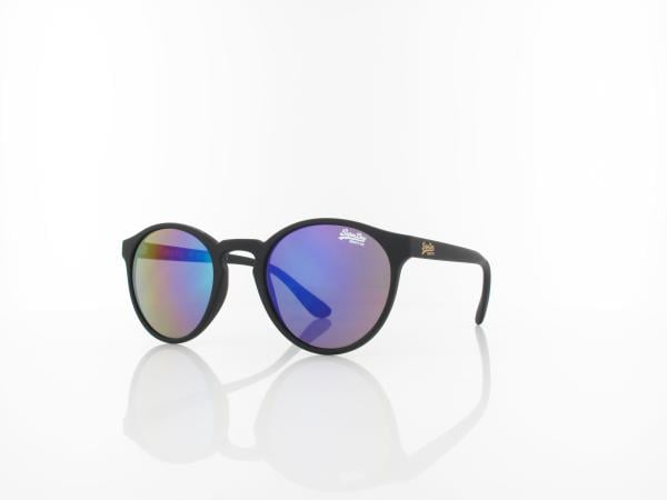 Superdry | Saratoga 104 47 | matt black / rainbow mirror