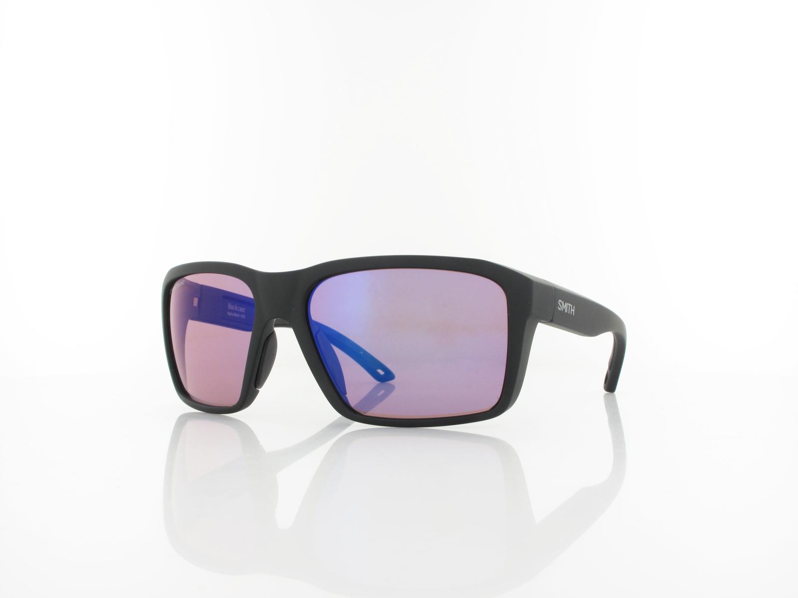 Smith | Backcast 003/7V 61 | matte black / chromapop glass polarchromic rose blue mirror