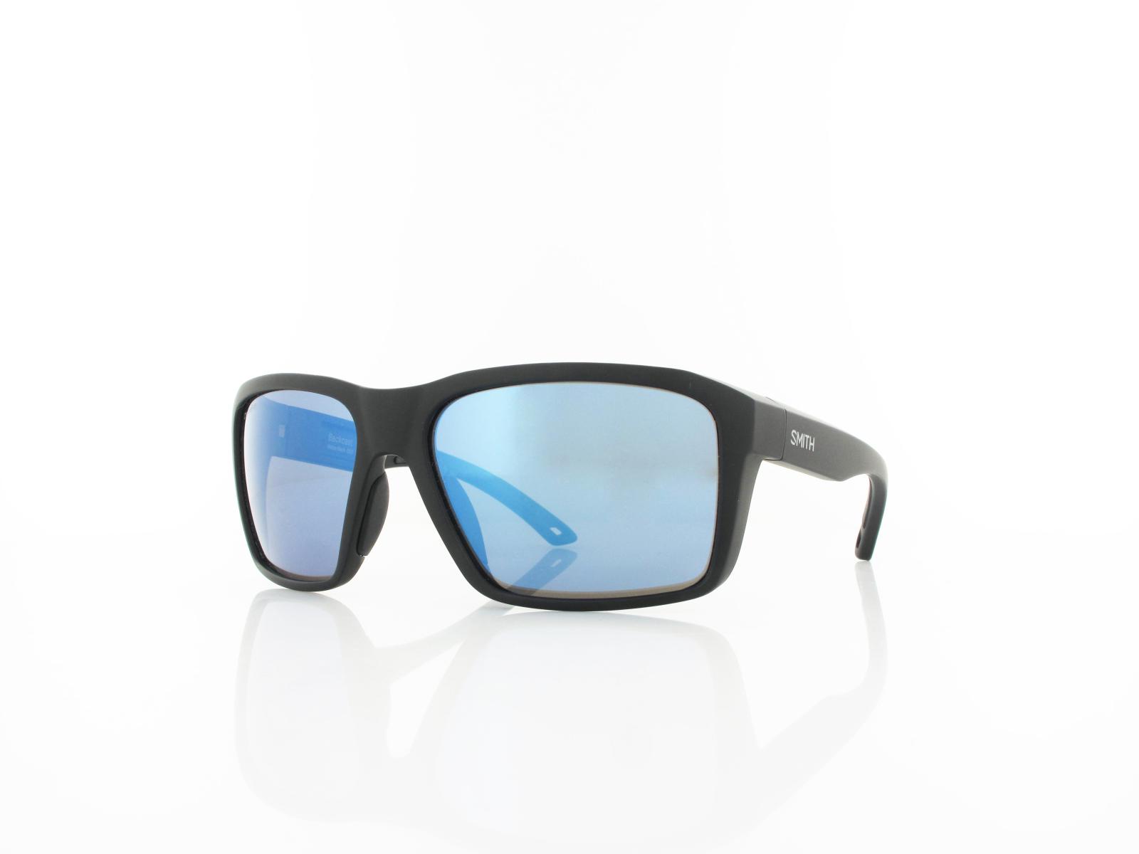Smith | Backcast 003/QG 61 | matte black / chromapop polarized blue mirror
