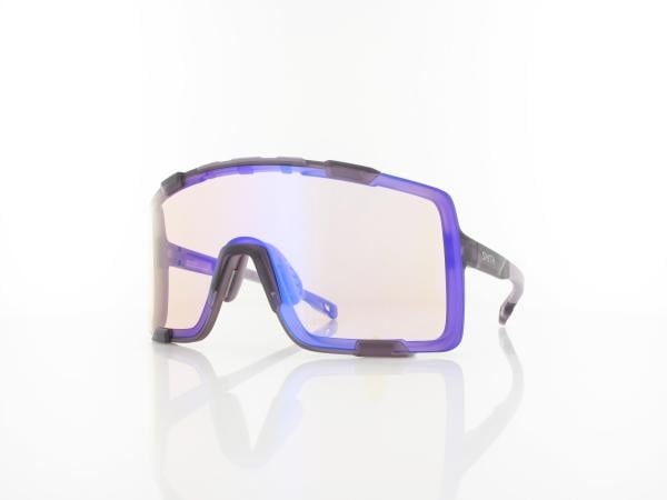 Smith | Syncline 4QI/G0 145 | matte meteorite crystal / chromapop low light rose blue mirror - clear