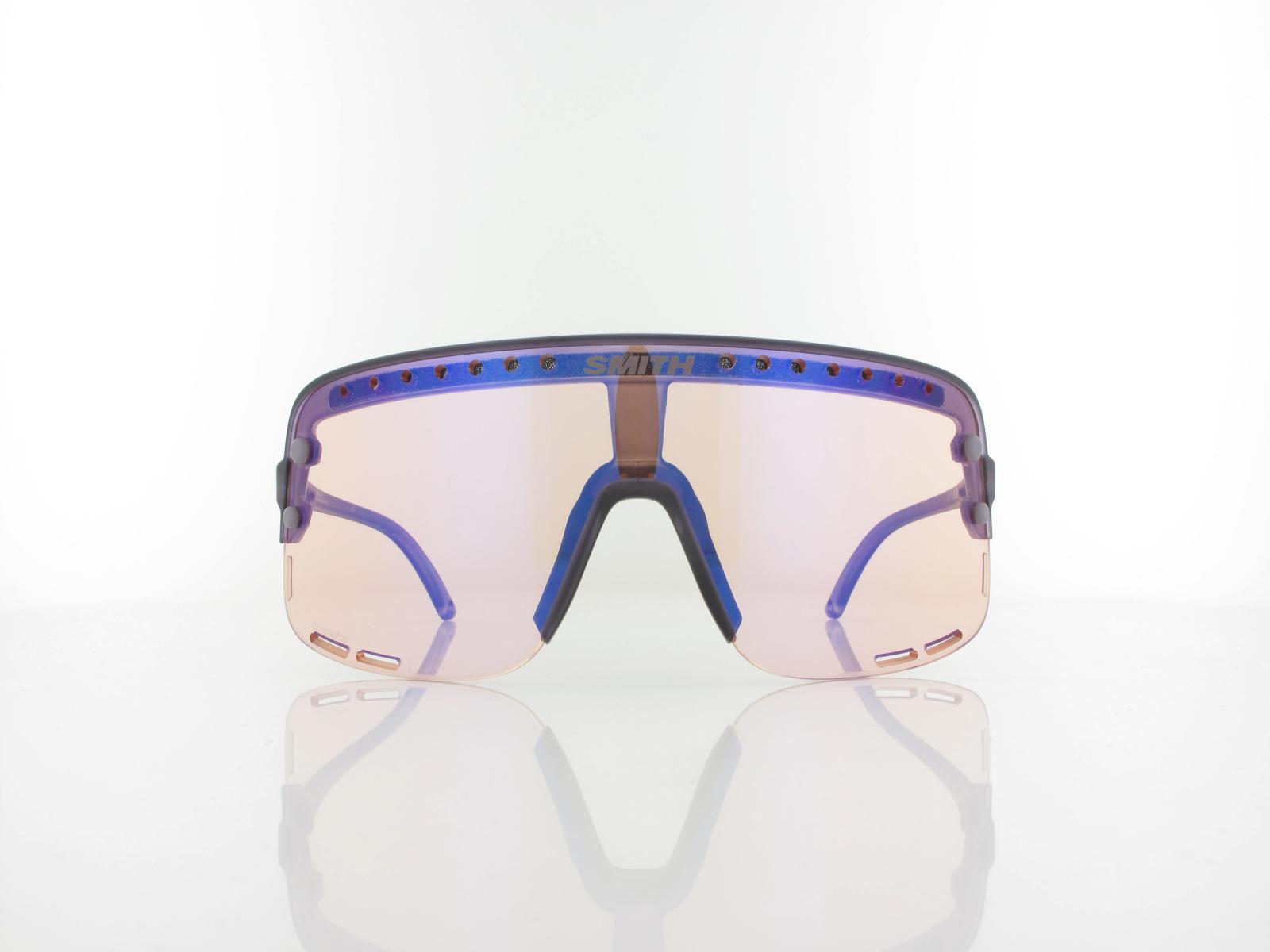 Smith | Ultralite 4QI/G0 145 | matte meteorite crystal / chromapop low light rose blue mirror