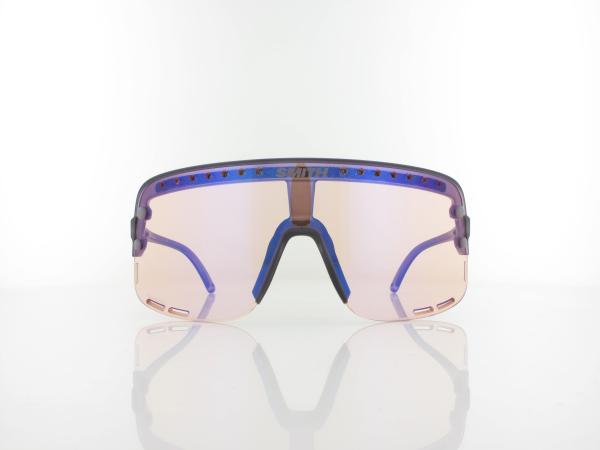 Smith | Ultralite 4QI/G0 145 | matte meteorite crystal / chromapop low light rose blue mirror