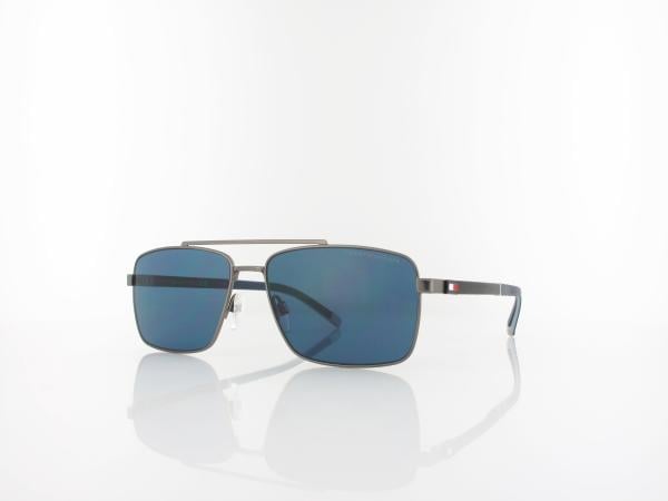 Tommy Hilfiger | TH 2078/S R80/KU 58 | matte dark ruthenium / blue