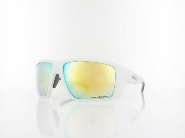 UVEX | mtn venture CV S533054 8882 65 | white matt / colorvision mirror yellow