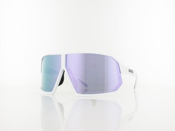 UVEX | sportstyle 237 S533058 8816 75 | white matt / supravision mirror lavender