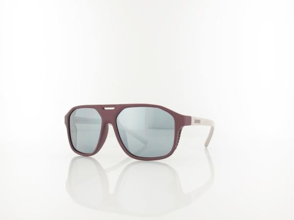 UVEX | cosmic S533099 3516 49 | cranberry matt / mirror silver