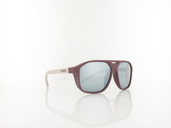 UVEX | cosmic S533099 3516 49 | cranberry matt / mirror silver