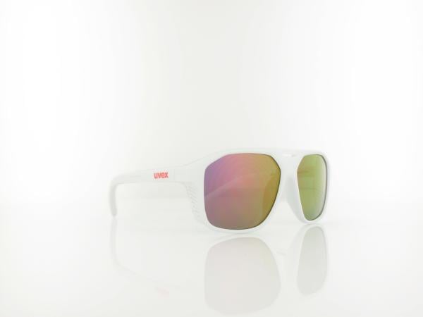 UVEX | cosmic S533099 8816 49 | white matt / mirror red