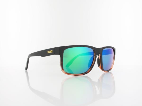 UVEX | poise  S534001 2616 57 | black-demi matt / mirror green