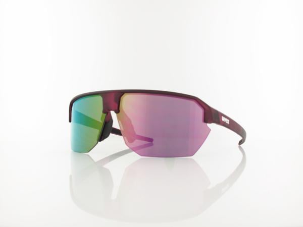 UVEX | vectiv S534005 3316 70 | cranberry transparent matt / mirror rose