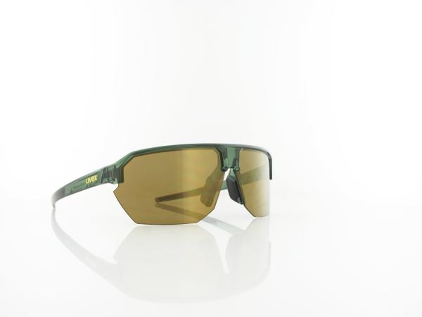 UVEX | vectiv S534005 7116 70 | olive transparent / mirror gold