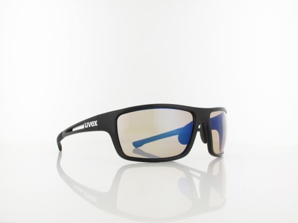 UVEX | RXd 4001 CV 9043 1100 65 | black shiny / colorvision variomatic litemirror blue