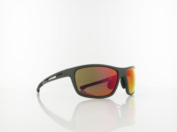 UVEX | RXd 4004 CV 7200 9054 58 | khaki matt / colorvision nature - red mirror