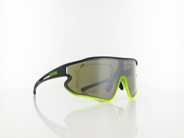 UVEX | RXs 4301 CV 1249 9055 135 | black matt yellow / colorvision nature - silver mirror