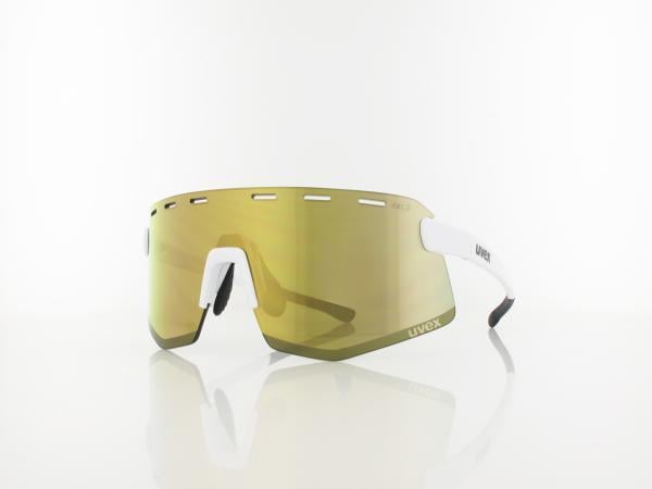 UVEX | RXs 4303 CV 2000 164 | wei&szlig; gl&auml;nzend / colorvision nature goldspiegel