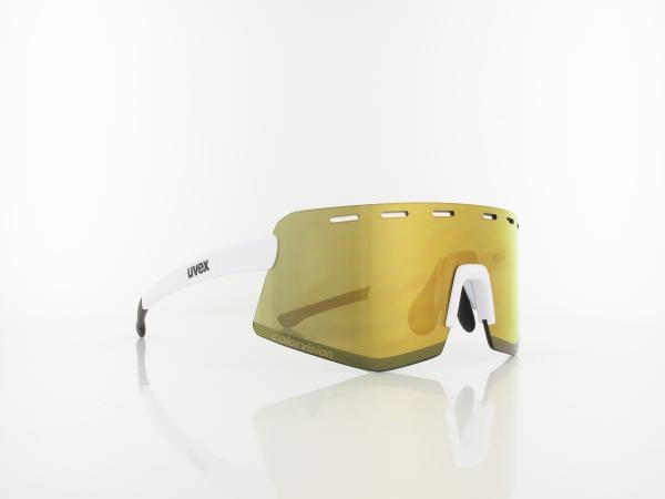 UVEX | RXs 4303 CV 2000 158 small | wei&szlig; gl&auml;nzend / colorvision nature goldspiegel