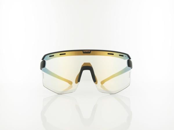 UVEX | RXs 4304 V 1200 160 | schwarz matt / variomatic colorvision nature goldspiegel