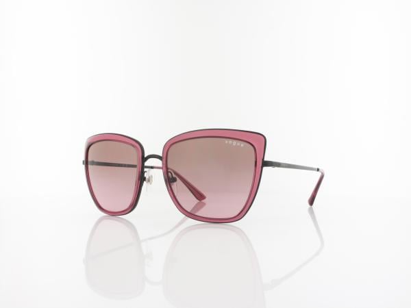 Vogue eyewear | VO4223S 352/14 54 | black transparent cherry / pink gradient brown