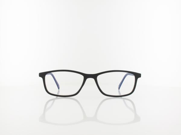 Brilando | BLF51 BLUE-UV Fertiglesebrille | matt black | +3,50