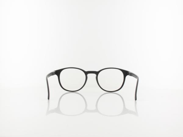 Brilando | BLF52 BLUE-UV Fertiglesebrille | matt black | +3,50