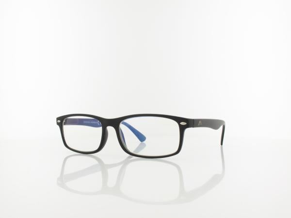 Brilando | HBLF83 BLUE-UV Fertiglesebrille | black | +3,50