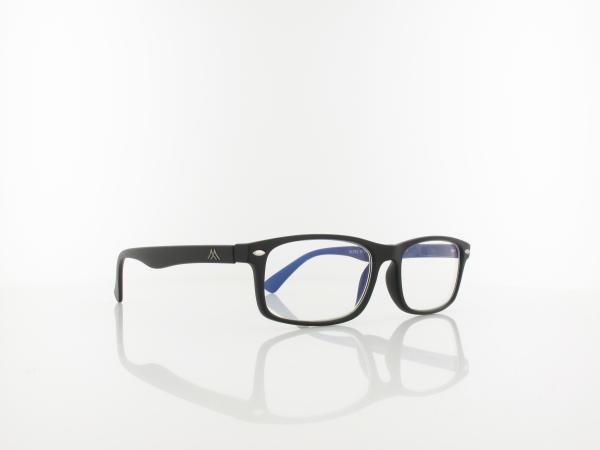 Brilando | HBLF83 BLUE-UV Fertiglesebrille | black | +3,50