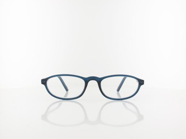 Brilando | HMR57B Fertiglesebrille | matt blue | +3,50