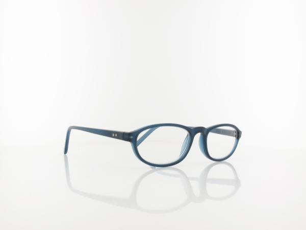 Brilando | HMR57B Fertiglesebrille | matt blue | +3,50