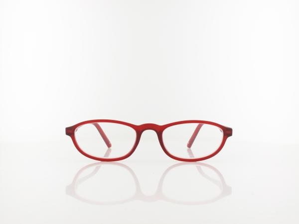 Brilando | HMR57C Fertiglesebrille | matt burgundy  | +3,50