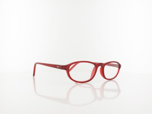 Brilando | HMR57C Fertiglesebrille | matt burgundy  | +3,50