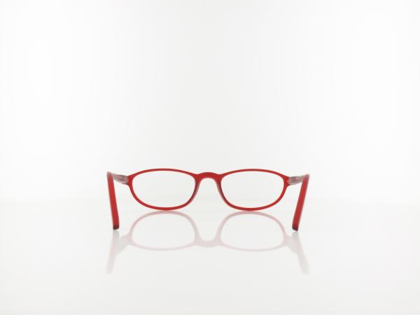 Brilando | HMR57C Fertiglesebrille | matt burgundy  | +3,50