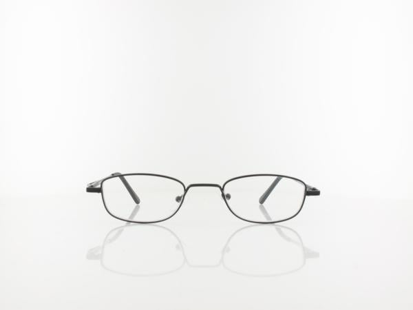 Brilando | HMR63B Fertiglesebrille | matt black | +3,50