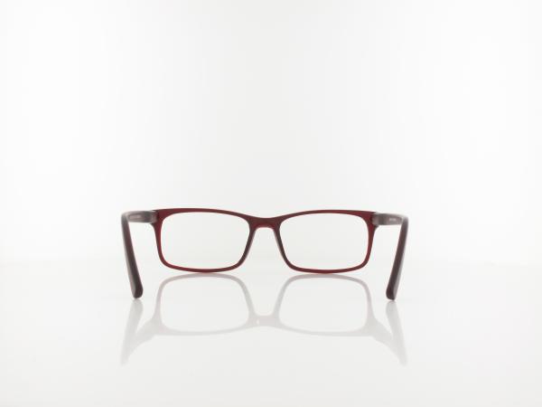 Brilando | HMR73C Fertiglesebrille | dark red | +3,50