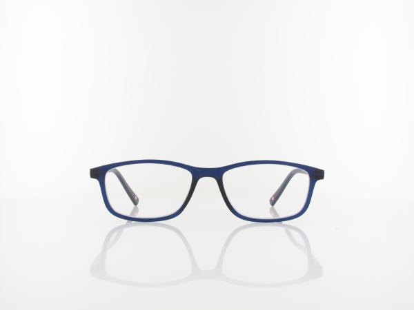 Brilando | MR51A Fertiglesebrille | matt blue | +3,50