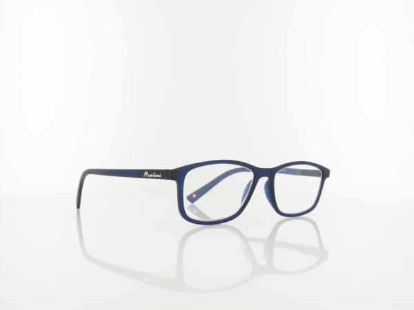 Brilando | MR51A Fertiglesebrille | matt blue | +3,50