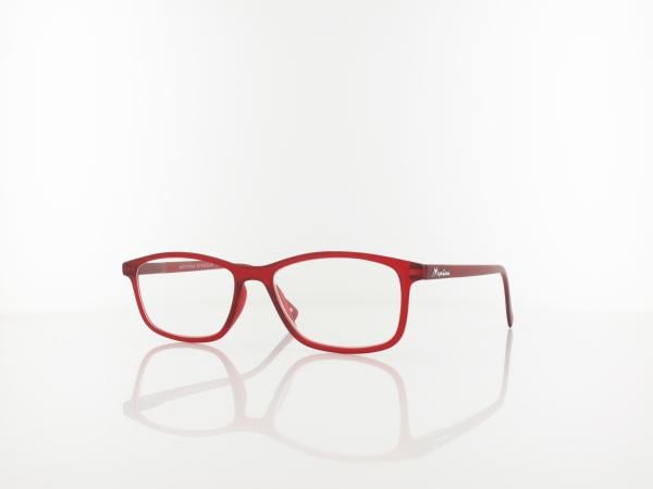 Brilando | MR51B Fertiglesebrille | matt red | +3,50