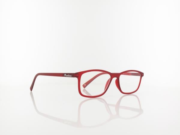 Brilando | MR51B Fertiglesebrille | matt red | +3,50