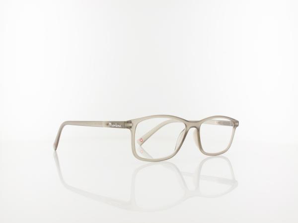Brilando | MR51C Fertiglesebrille | matt grey | +3,50